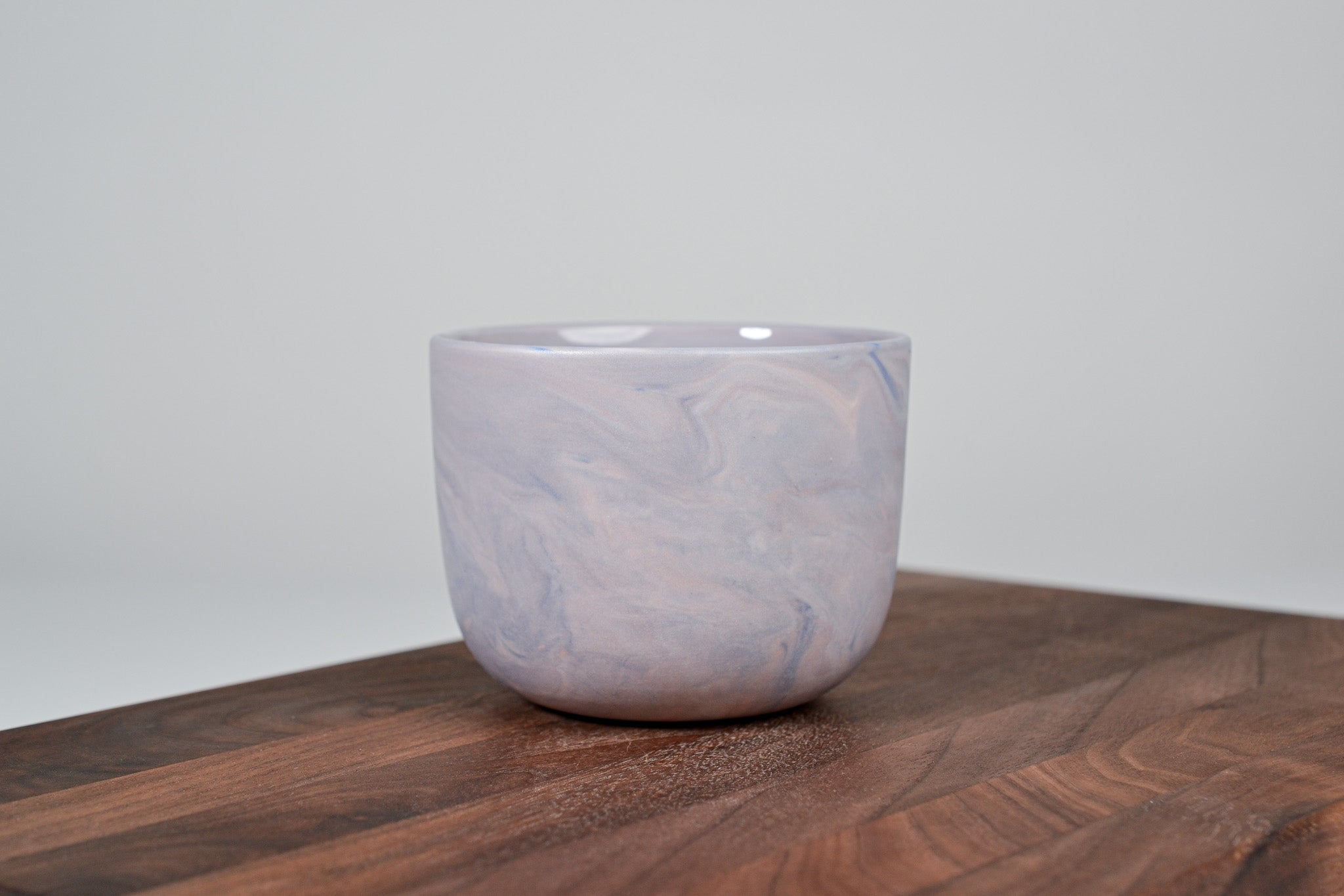 Kávový hrnek z porcelánu - Flow - červánkový - 200 ml