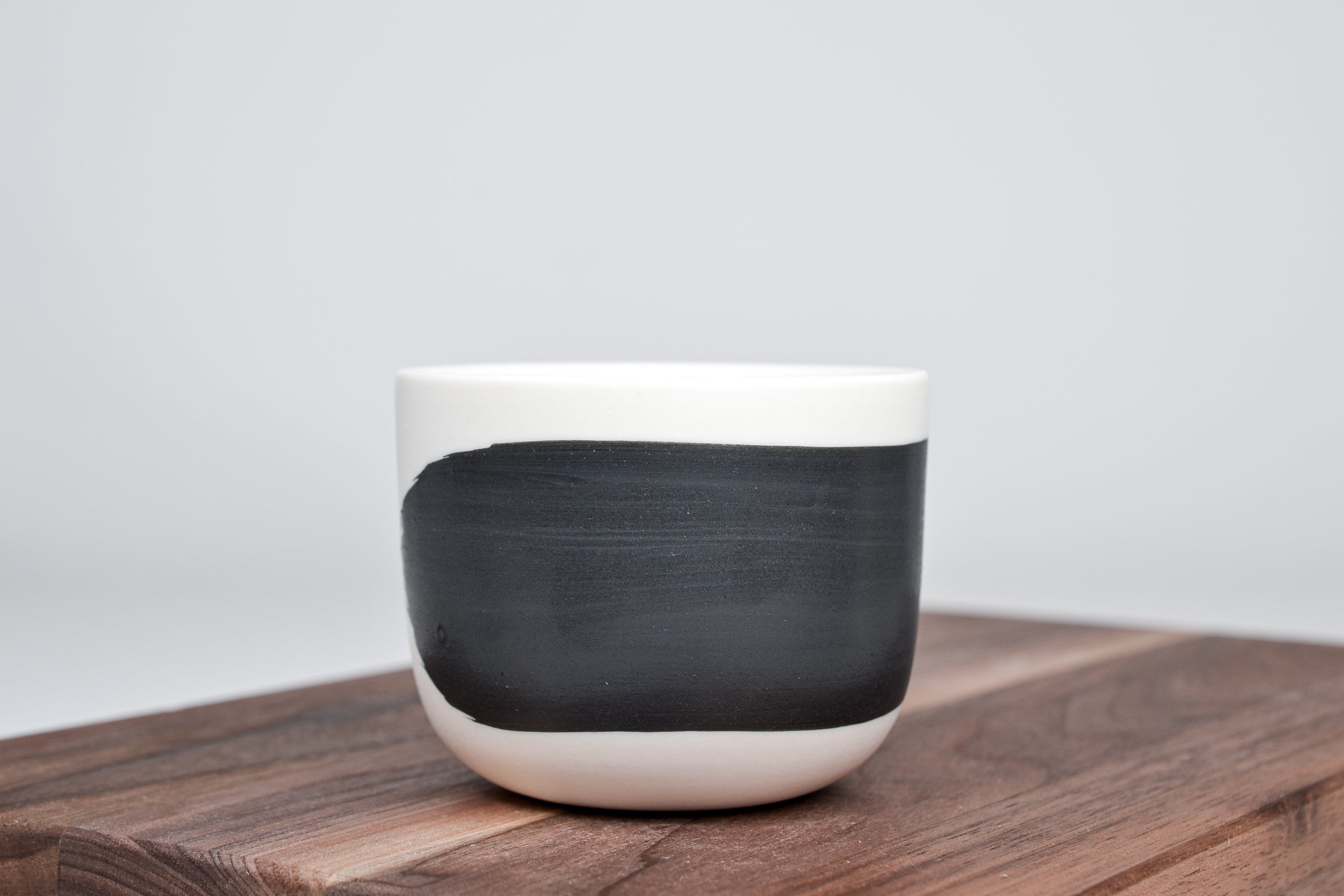 Černá linka - Jednoduchý kávový šálek - 200ml