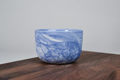 Kávový hrnek z porcelánu - Flow - 280 ml - modrý porcelán