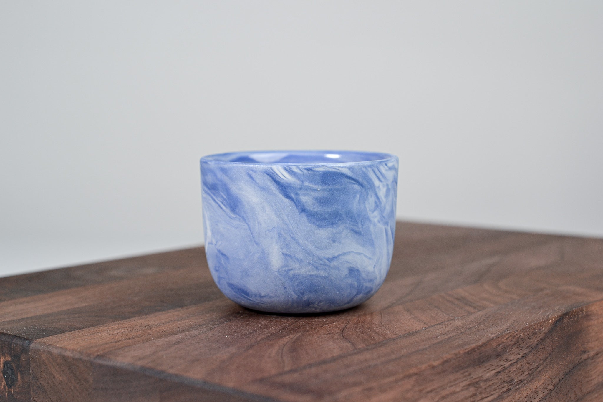 Espresso hrnek z porcelánu - Flow - 70 ml - modrý porcelán