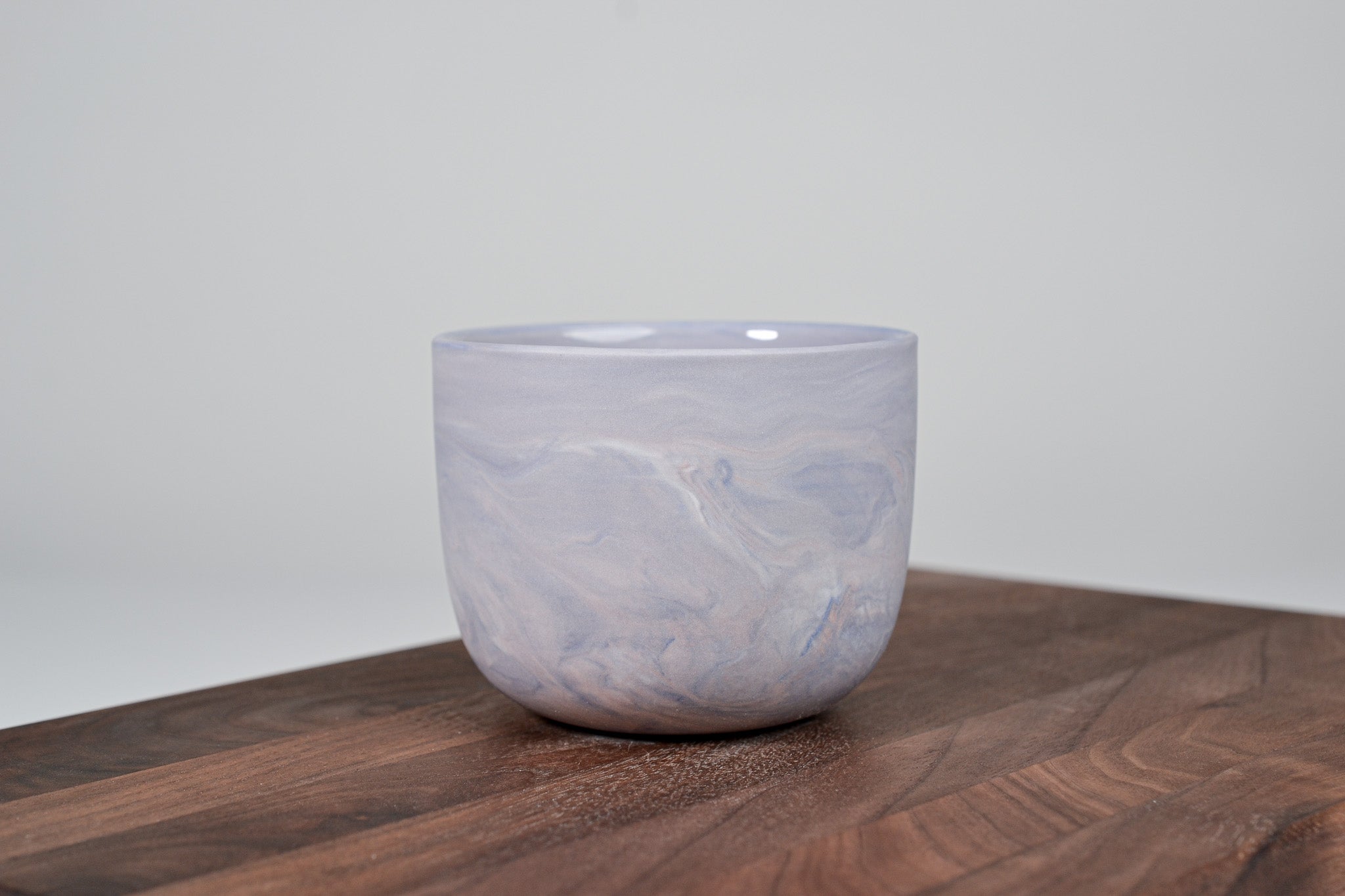 Kávový hrnek z porcelánu - Flow - červánkový - 200 ml