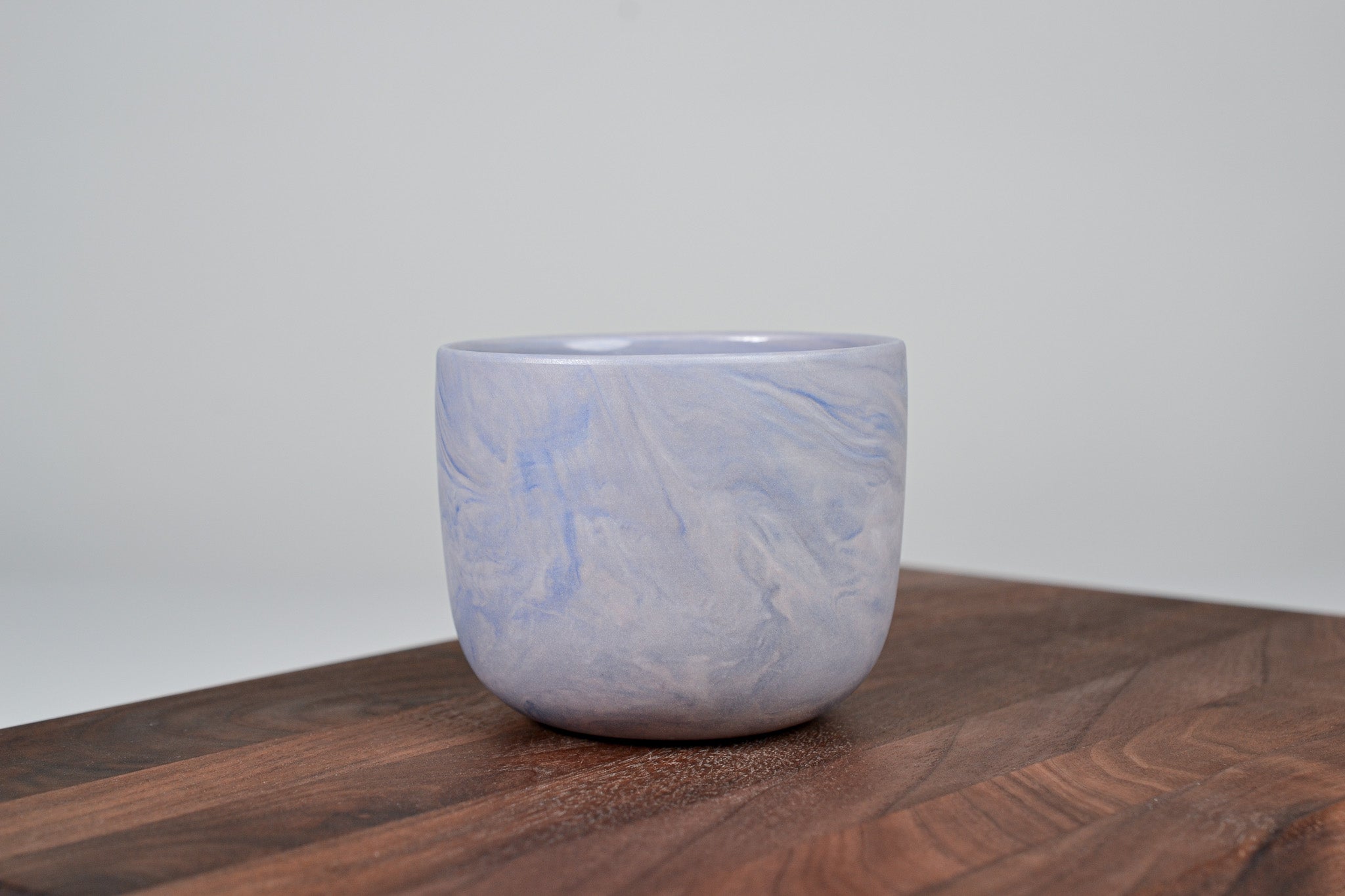 Kávový hrnek z porcelánu - Flow - červánkový - 200 ml