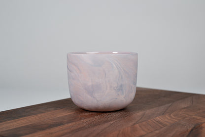 Kávový hrnek z porcelánu - Flow - červánkový - 200 ml