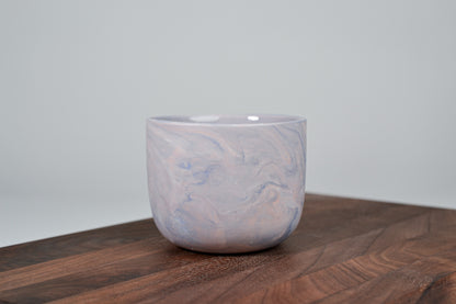 Kávový hrnek z porcelánu - Flow - červánkový - 200 ml