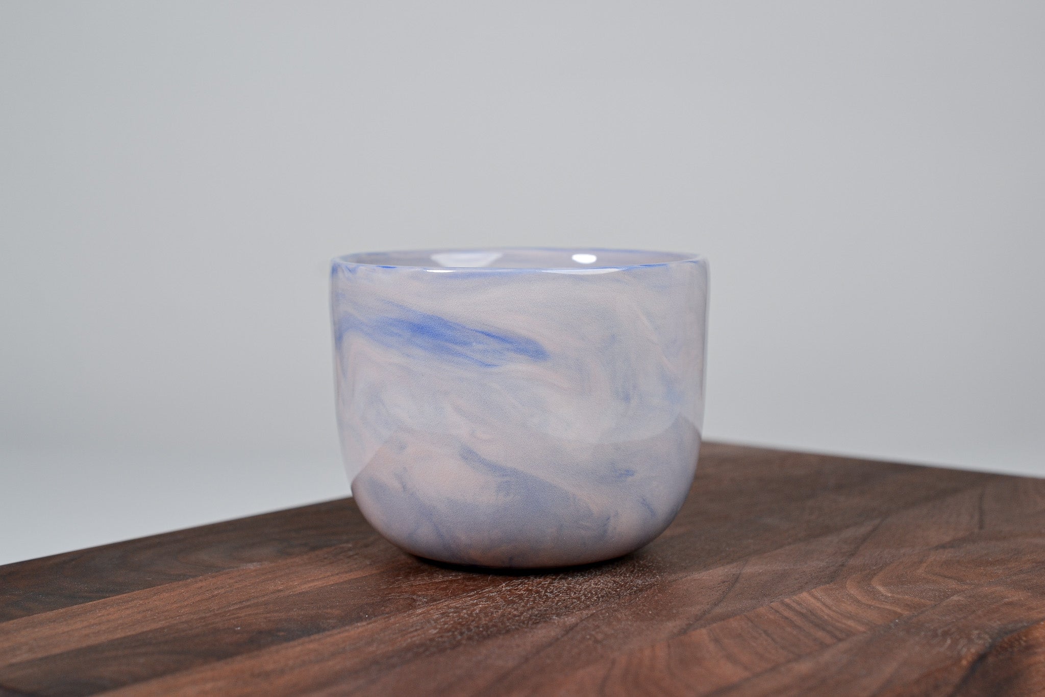 Kávový hrnek z porcelánu - Flow - červánkový - 200 ml - lesklá verze