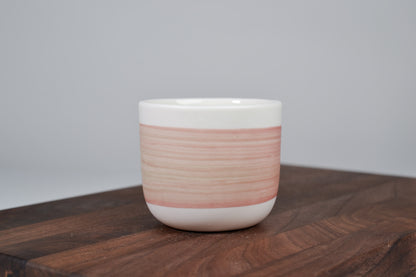 Růžová linka - kávový hrnek - 130 ml