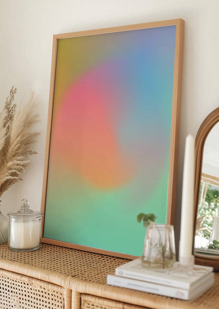Umělecký tisk Pastel Blend – Bez rámu / 50 × 70 cm