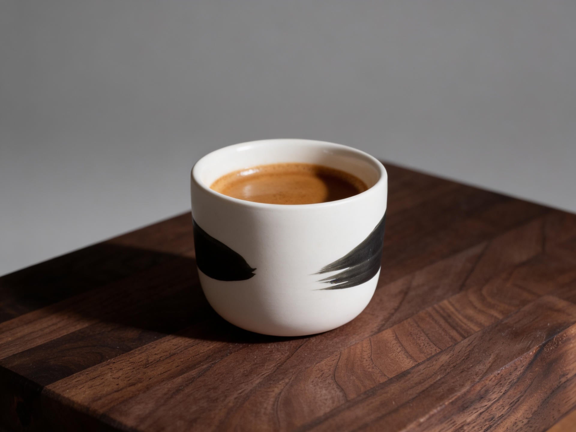 Černá linka - espresso šálek - 100 ml