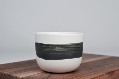 Černá linka - Jednoduchý kávový šálek - 200ml