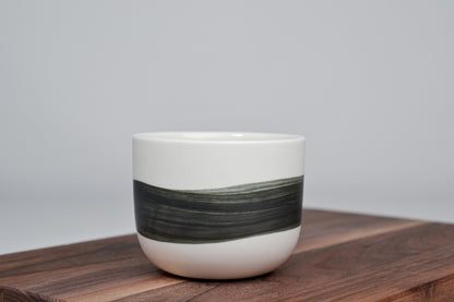 Černá linka - Jednoduchý kávový šálek - 200ml