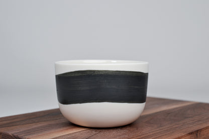 Černá linka - Jednoduchý kávový hrnek - 280 ml