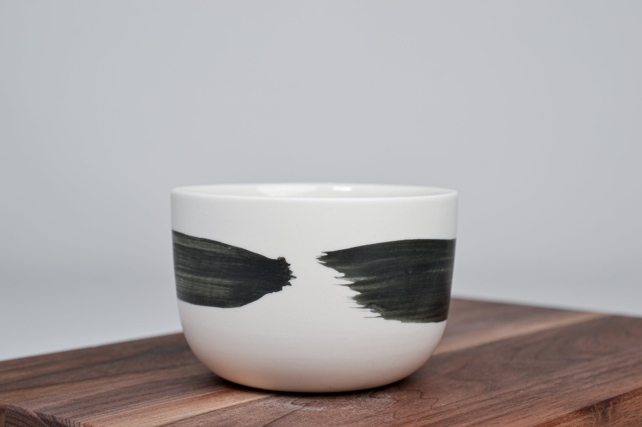 Černá linka - Jednoduchý kávový hrnek - 280 ml