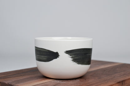 Černá linka - Jednoduchý kávový hrnek - 280 ml