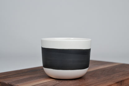 Černá linka - Jednoduchý kávový šálek - 200ml