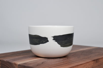 Černá linka - Jednoduchý kávový hrnek - 280 ml