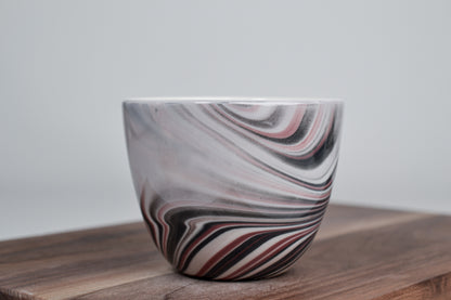 Kouřový šálek, bordó - 200 ml - Lesklá verze