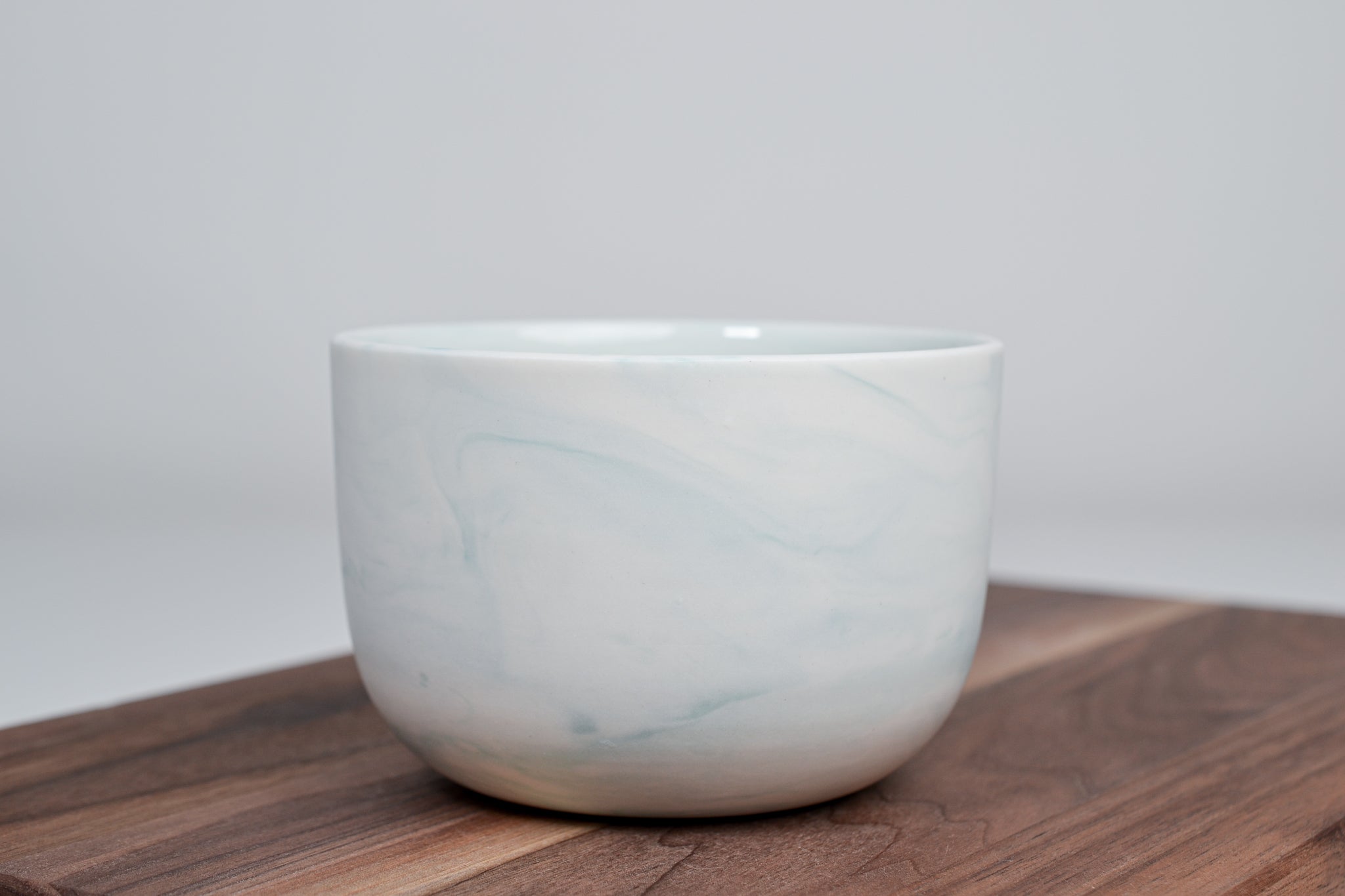Kávový hrnek z porcelánu - Flow - 280 ml - tyrkysový porcelán