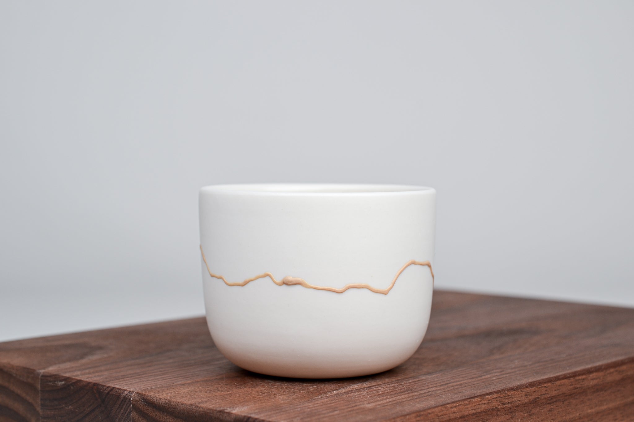 Horizont - sand - Simple cup for coffee - 200ml