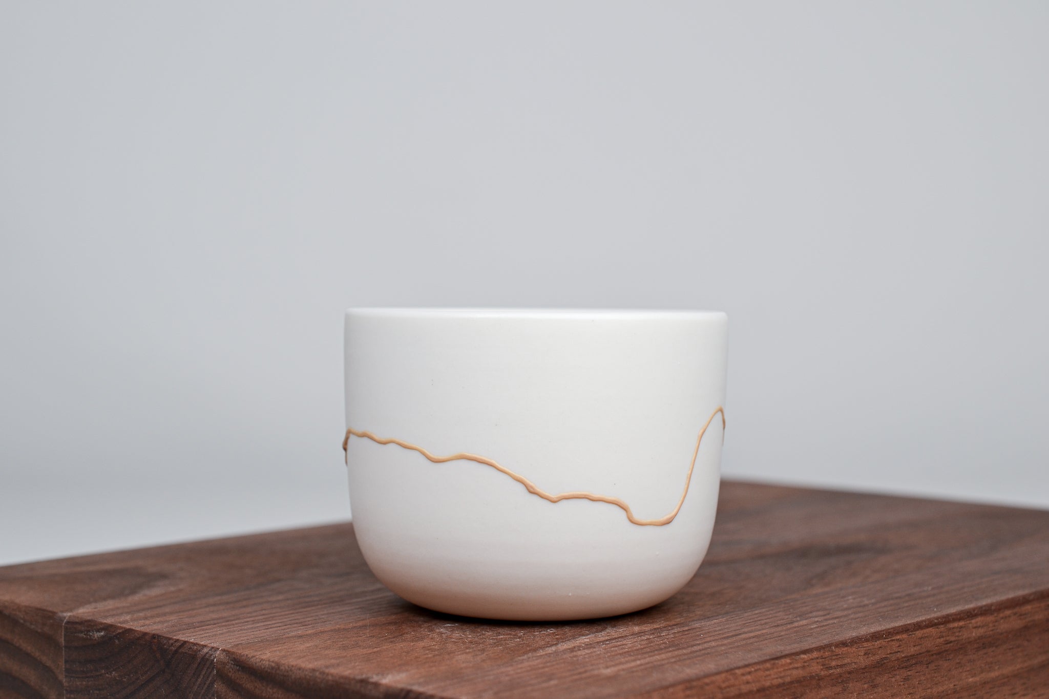 Horizont - sand - Simple cup for coffee - 200ml
